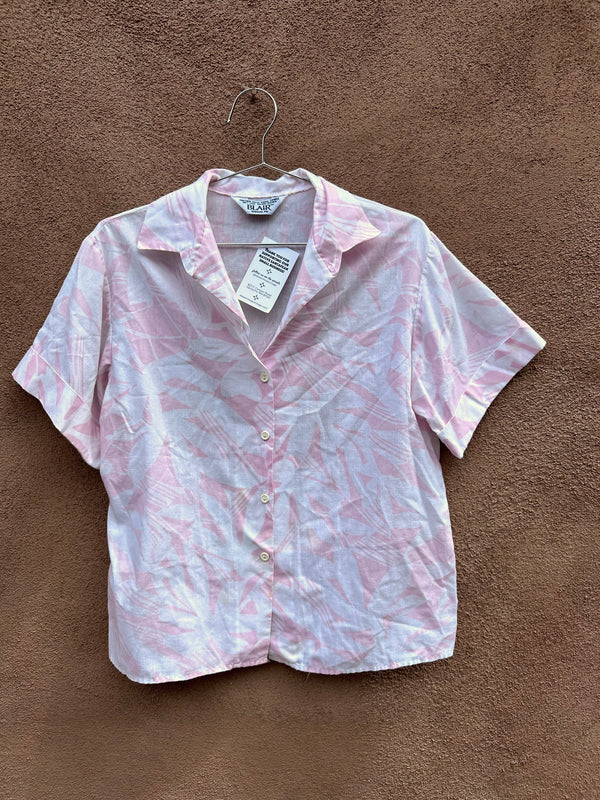 Pink & White 80's Blair Island Shirt