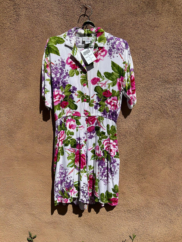 Tangibles Floral Romper - Rayon - Small