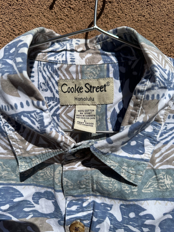 Cooke St. Coconut Shell Button Tiki Shirt