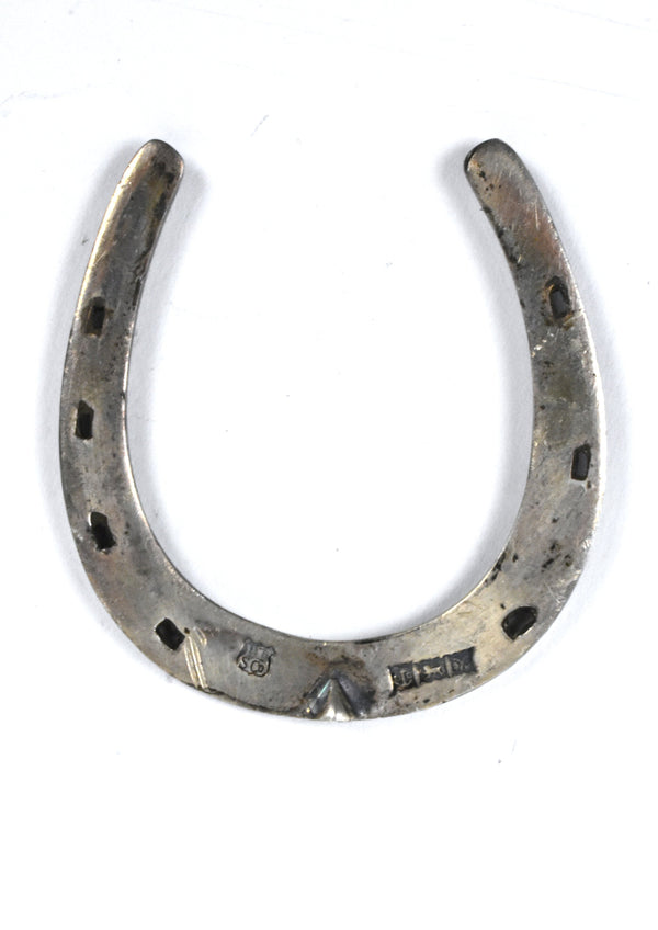Vintage Barker Ellis (BE - S Co) Lucky Horseshoe with Birmingham Silver Marks and Lion Passant