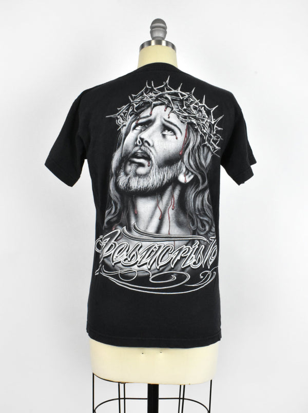 1990's Rosary and Jesus Cristo T-Shirt
