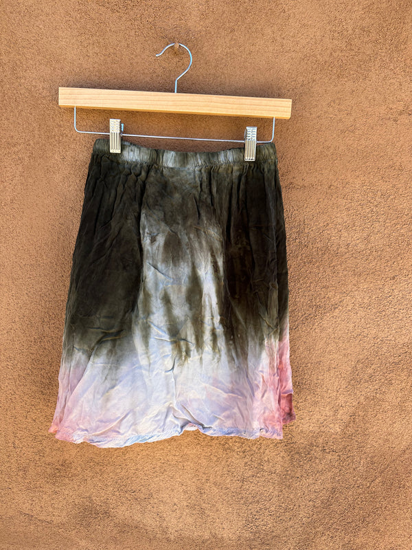 Cyndi Buck Design Tie Dye Mini Skirt