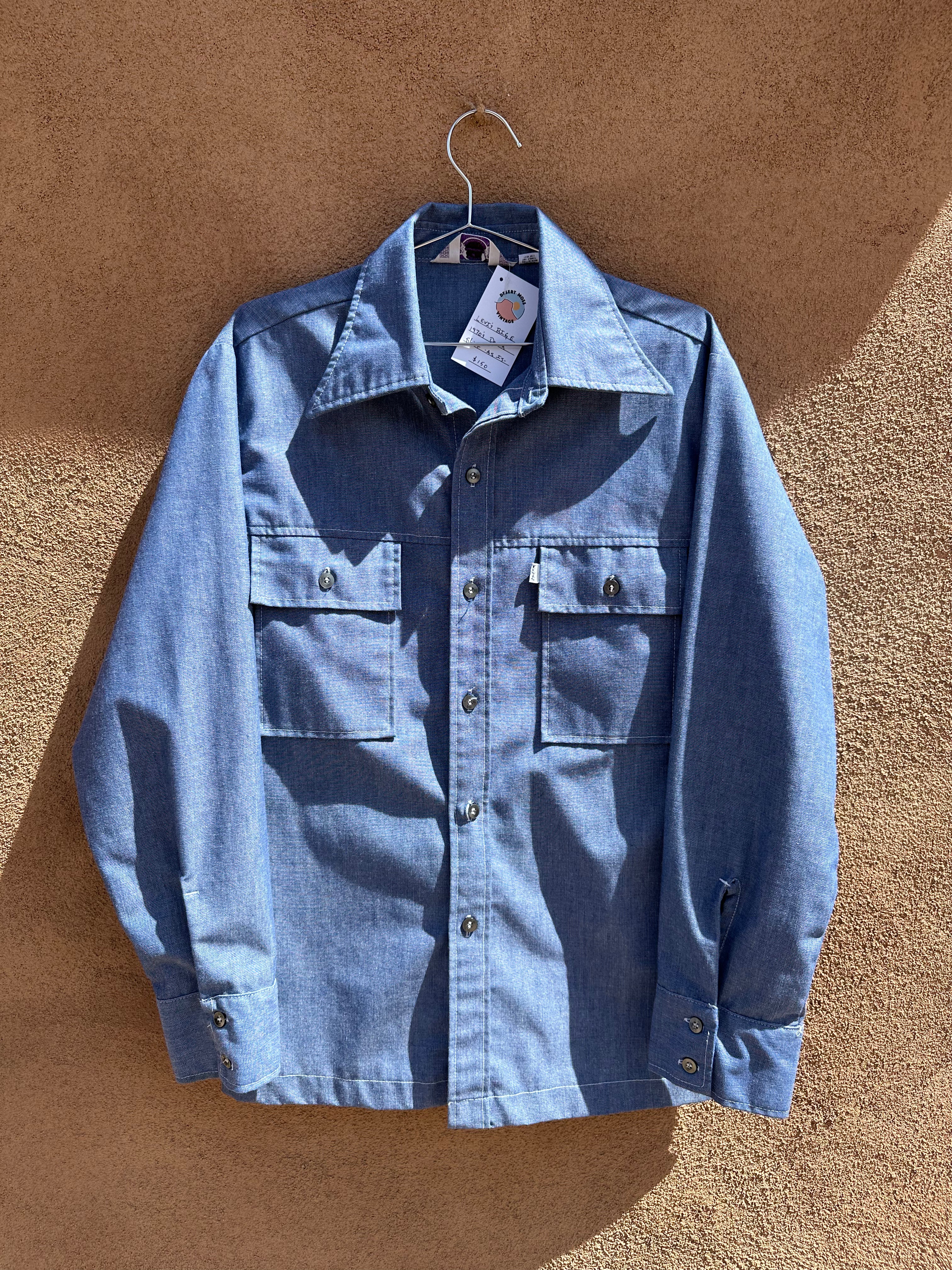 Levis big e shirt discount