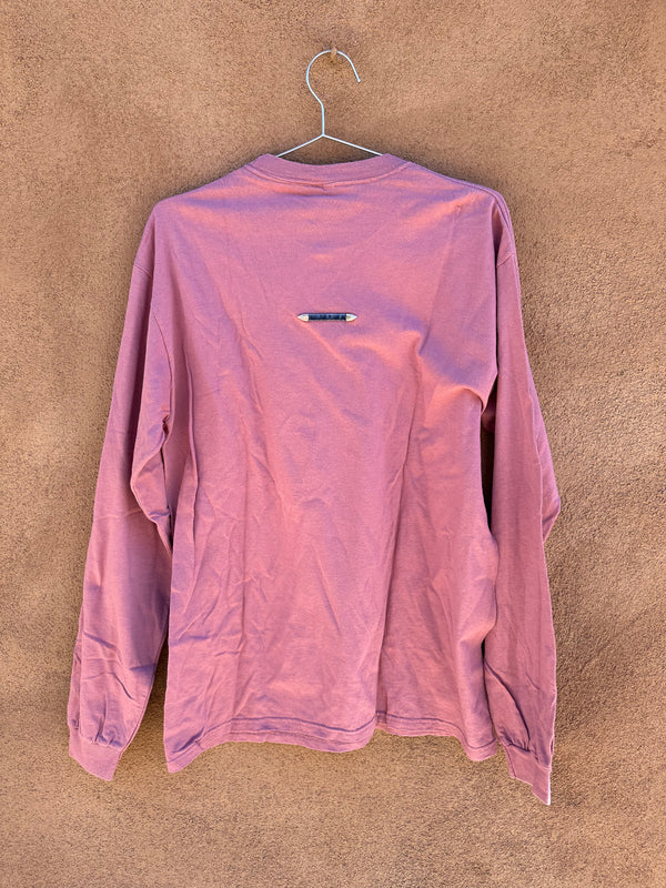 Pink Long Sleeve Top with Denim Belt Theme