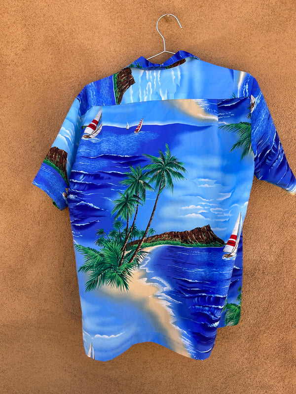 1970's Hawaiian Shirt by Shoreline Hawaii