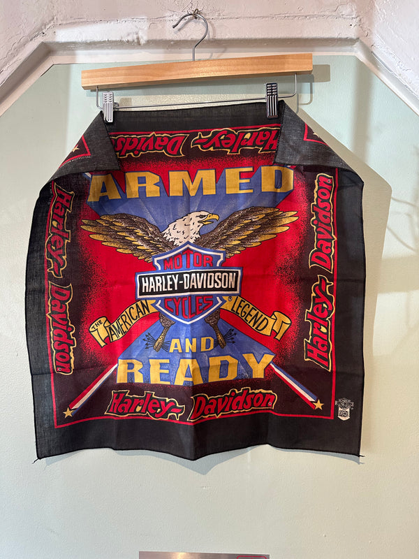 Harley Davidson "Armed and Ready" Handkerchief