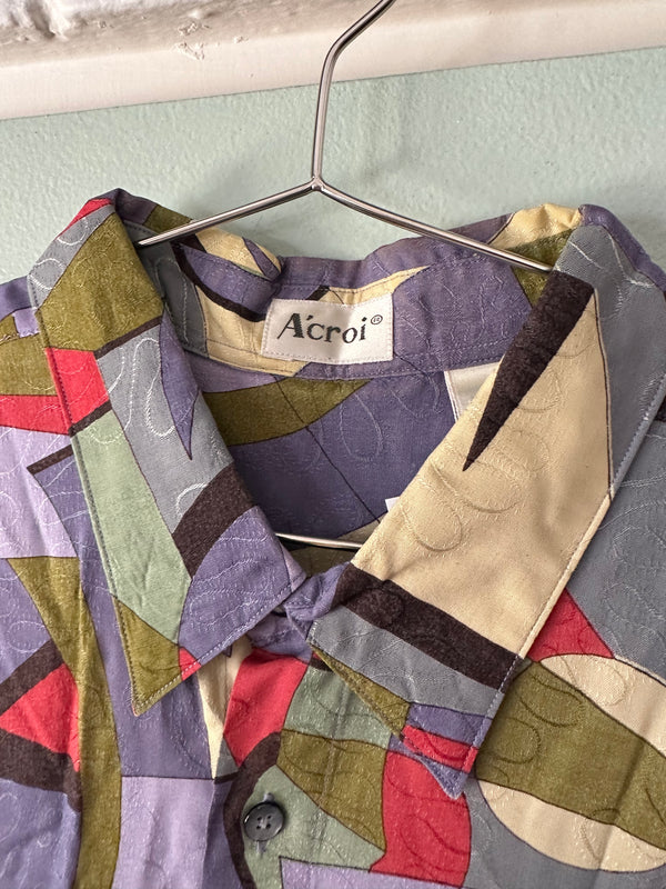 Acroi Men's Rayon Shirt - Large