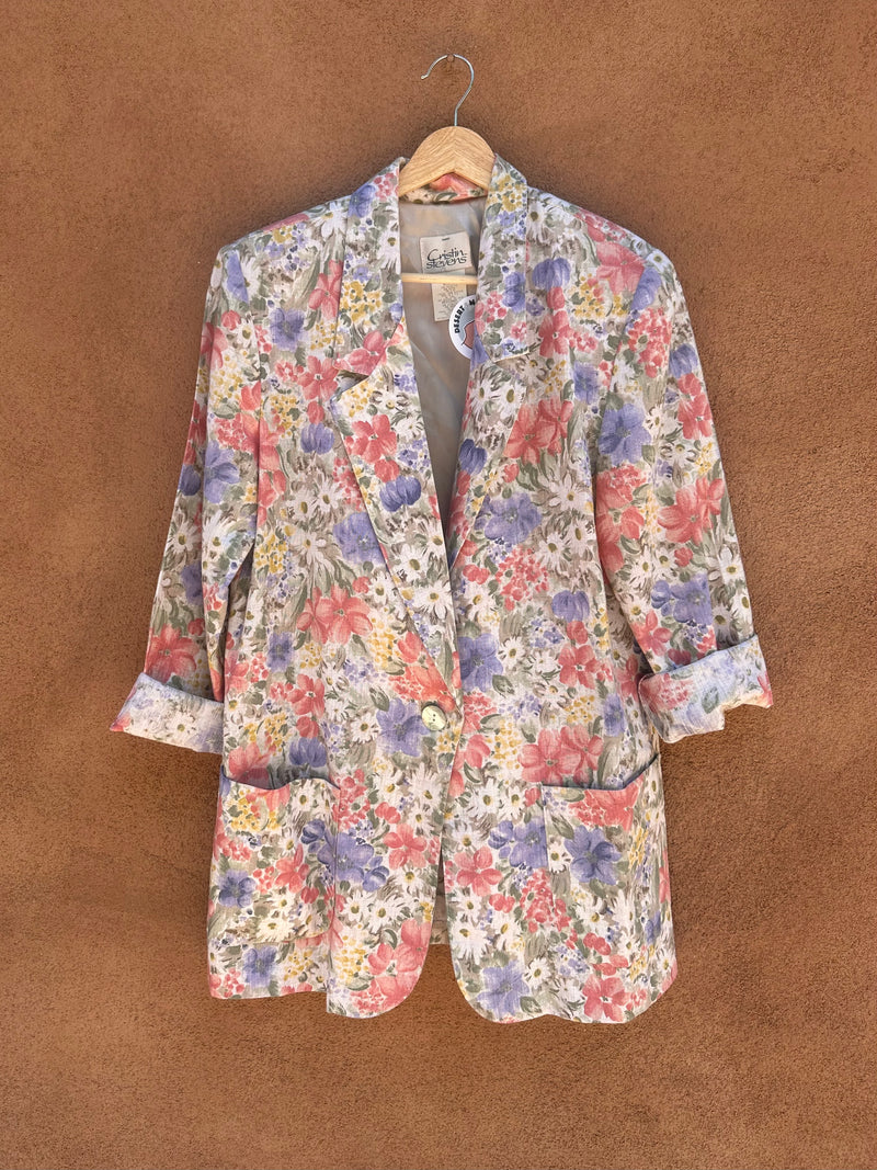 Cristin Stevens Lightweight Floral Blazer