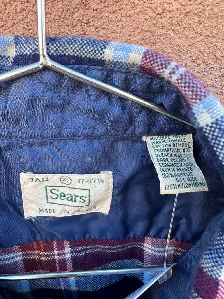 70's Sears Plaid Flannel