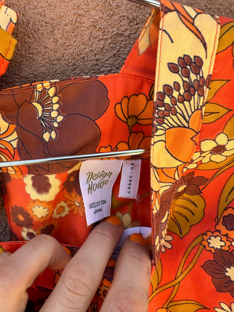 1960's Design House Smock - Made in Japan