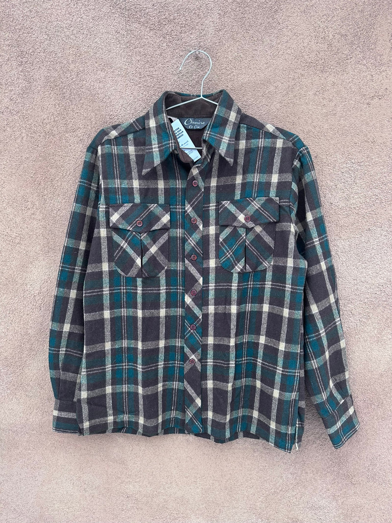 Chemise Et Cie Wool Blend Flannel Shirt