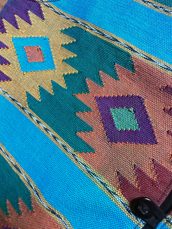 Colorful Southwest Style Cotton Vest - Medium