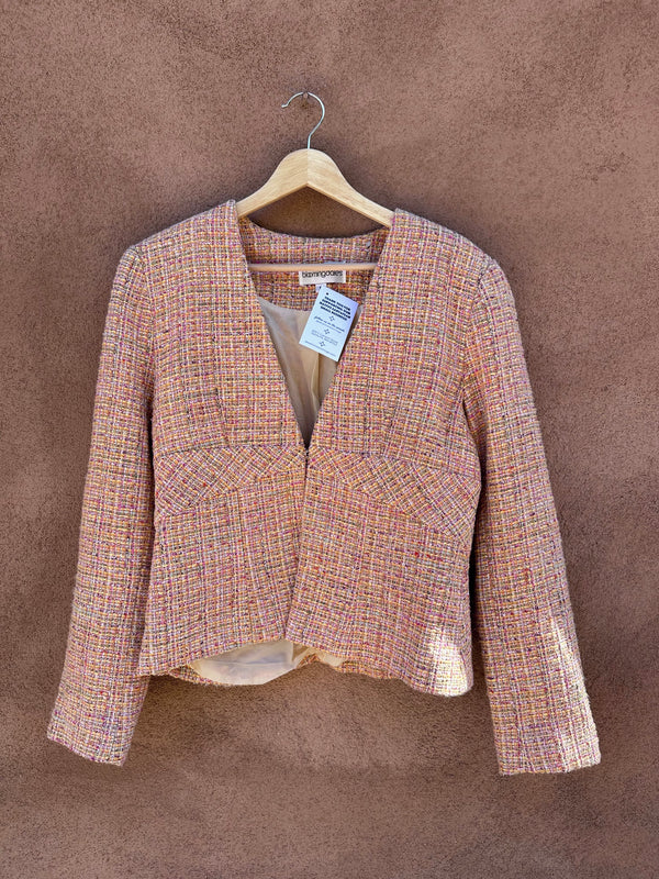 Bloomingdales Tweed Cotton/Rayon Jacket