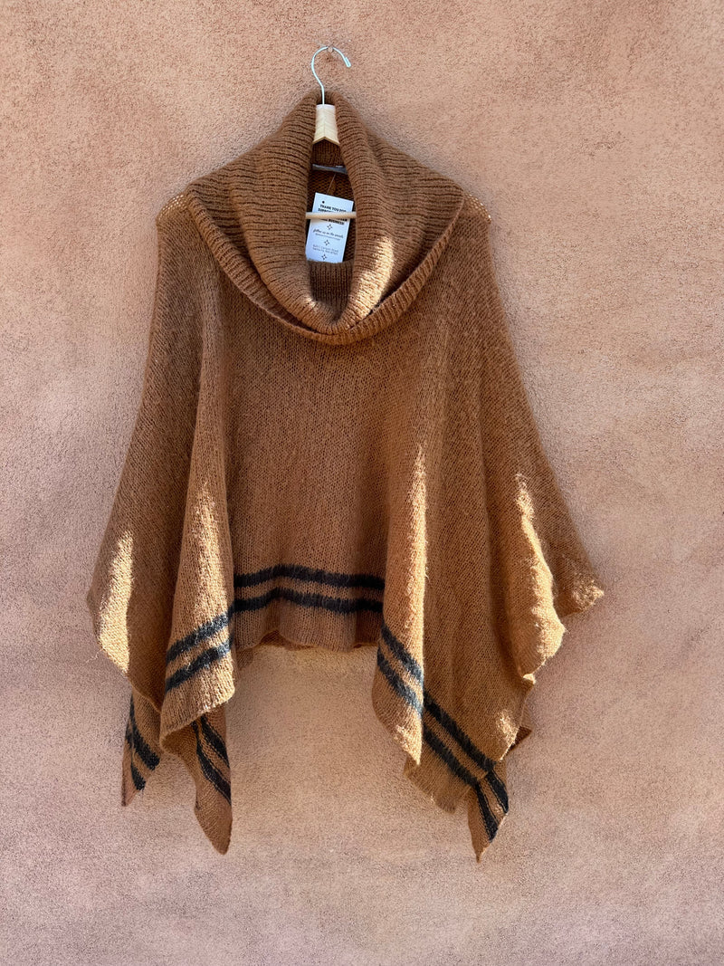 Wooden Ships Mohair Blend Turtleneck Poncho