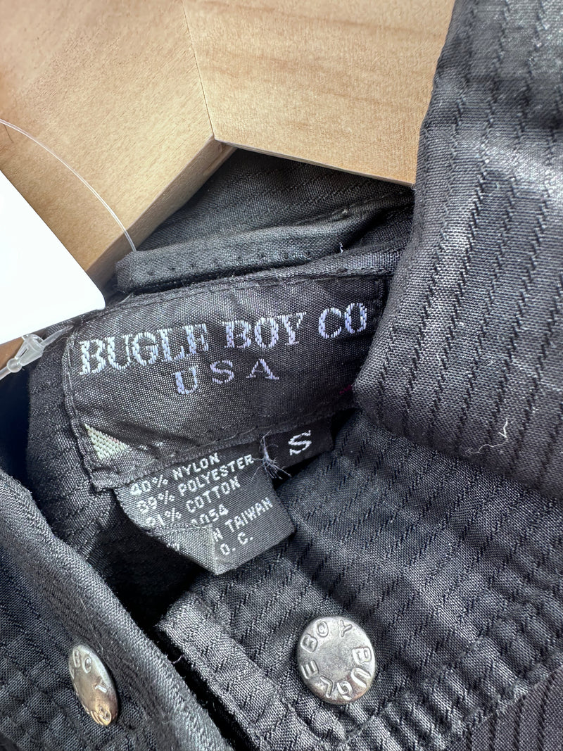 1980's Bugle Boy Black Flight Suit (Vest & Pants)