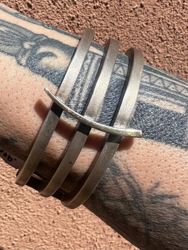 Ryan Sanchez Cuff .925 Silver and 14K Gold