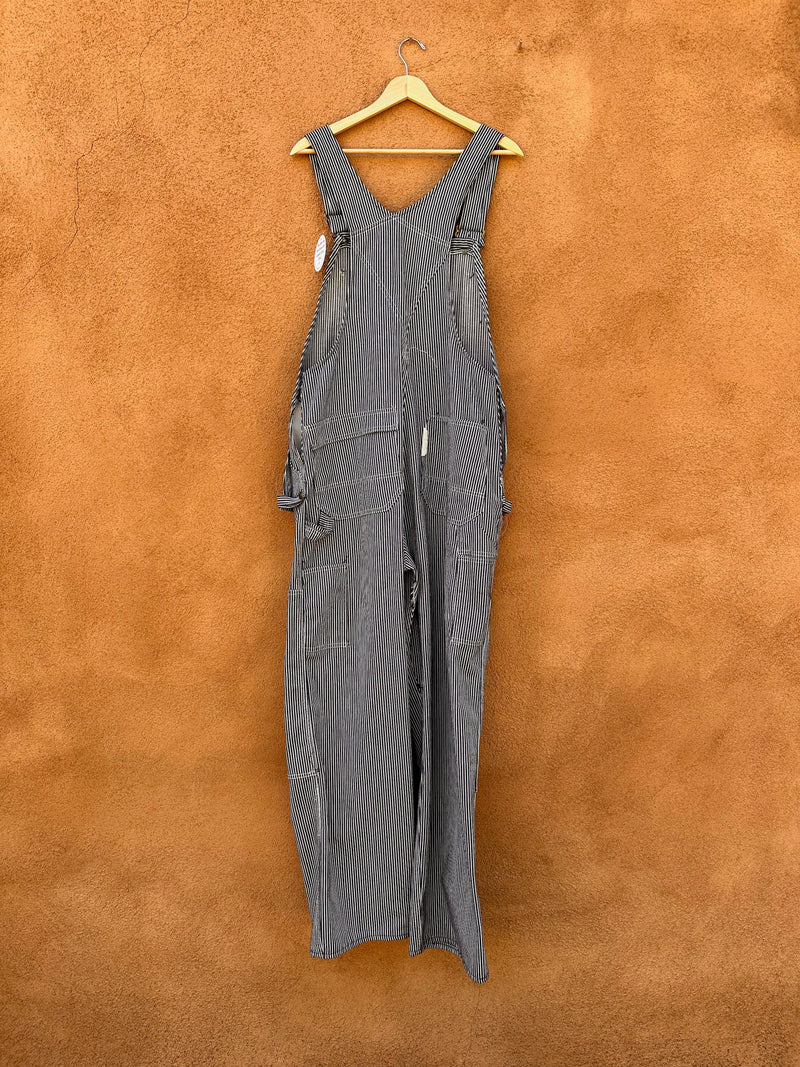 1960's Sears Tradewear Engineer Stripe Carpenter Bib Overalls