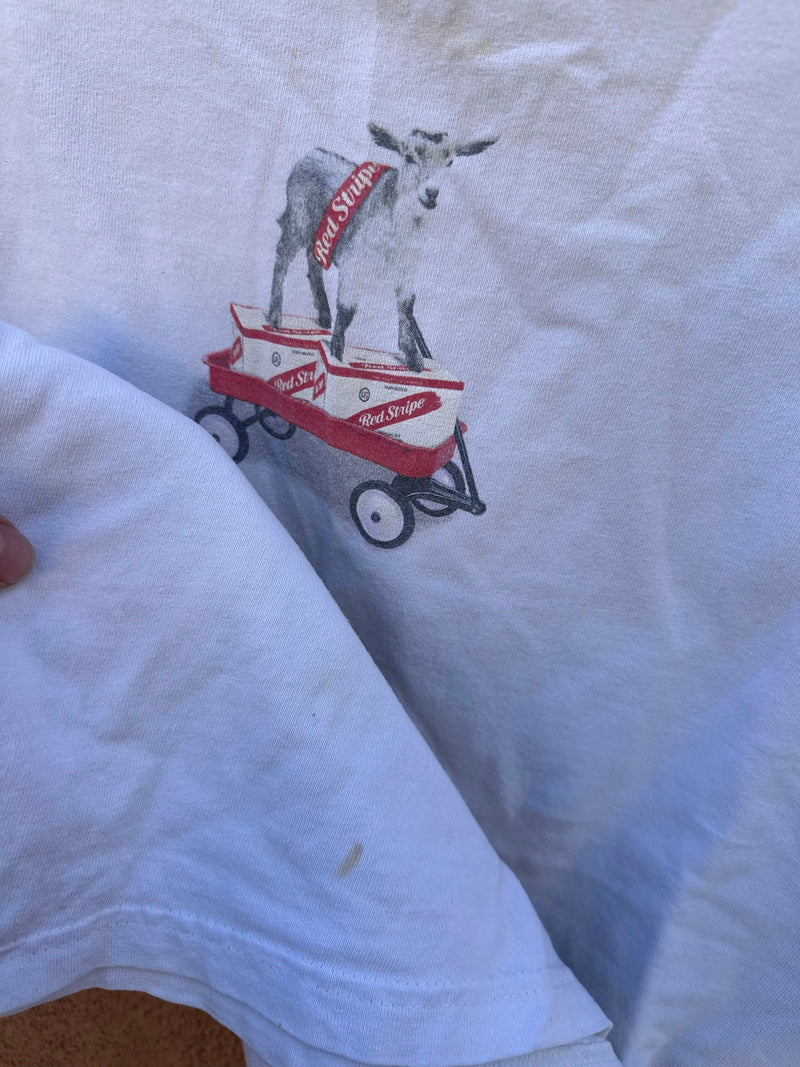 Red Stripe T-shirt L/XL