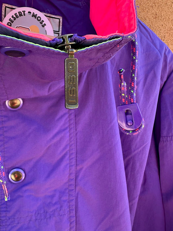 90's Ossi Skiwear Purple Ski Pullover Jacket