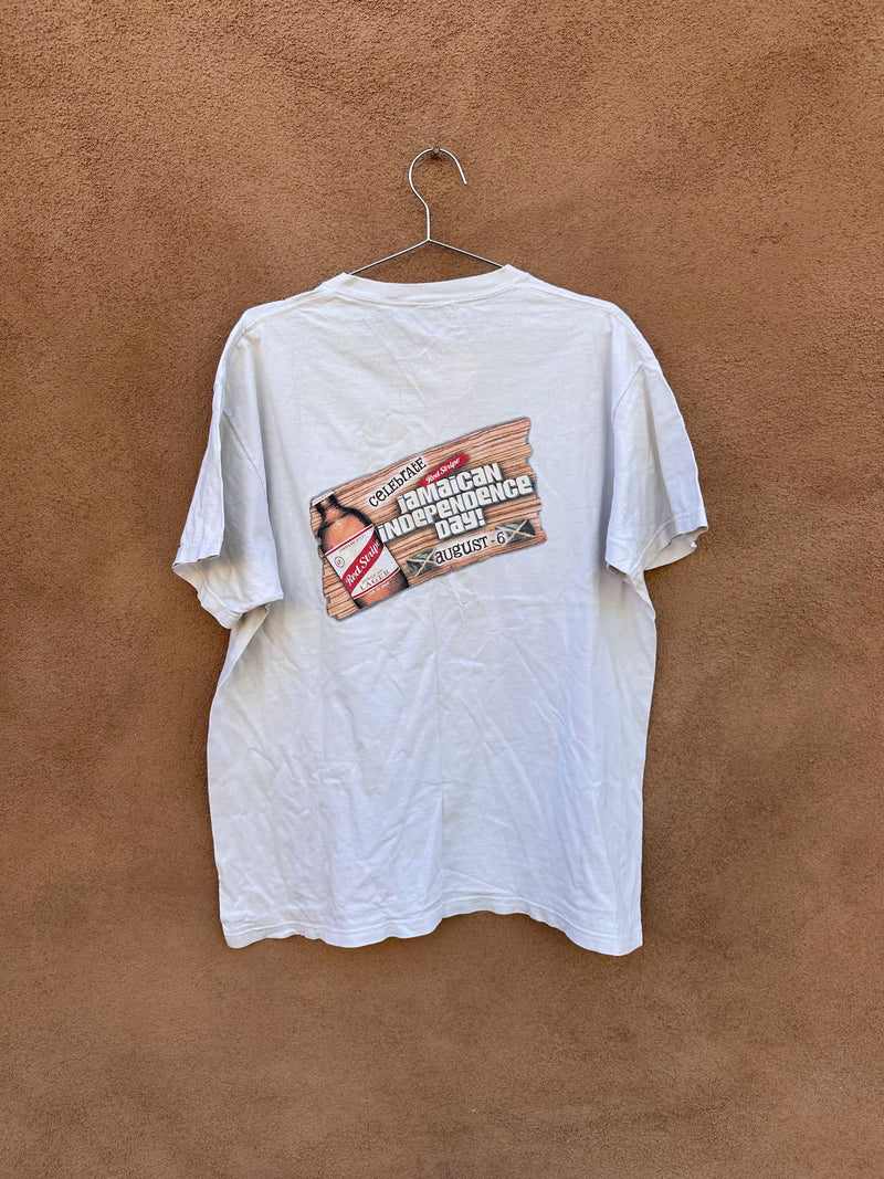 Red Stripe T-shirt L/XL