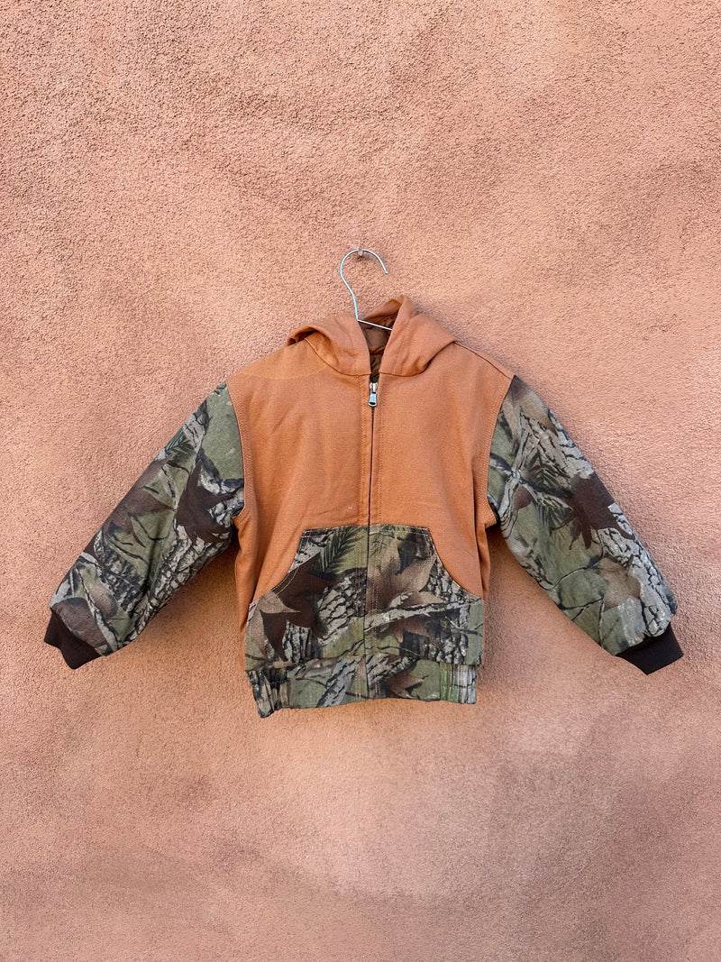 Canvas Kid's Hunting Jacket with Hood