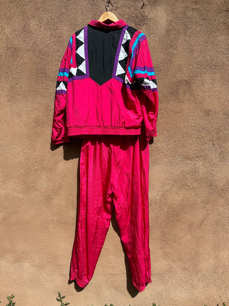 80's Pink Pro Gear Sweatsuit, 2-Piece
