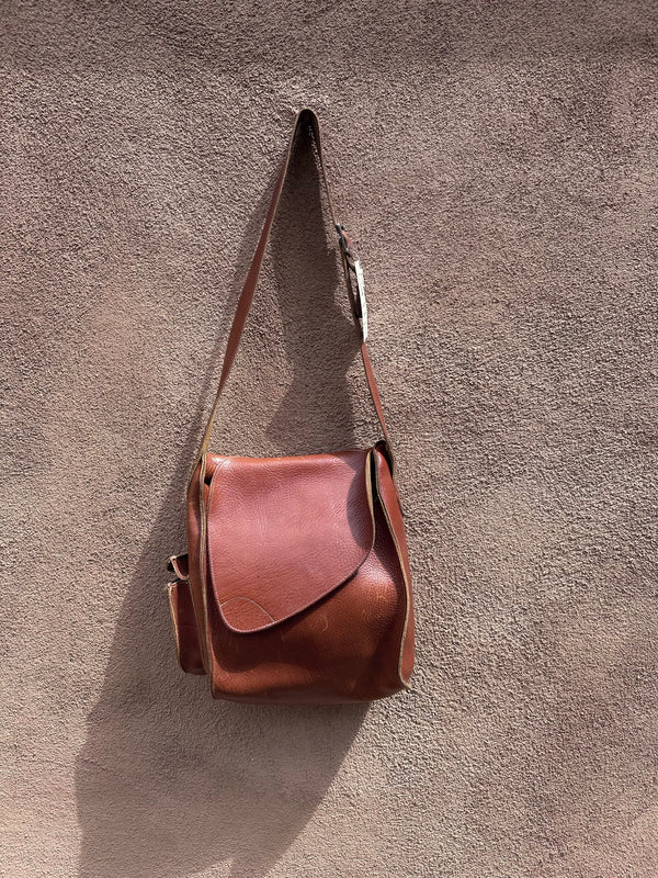 Brown Leather Cydwoq Sling Bag