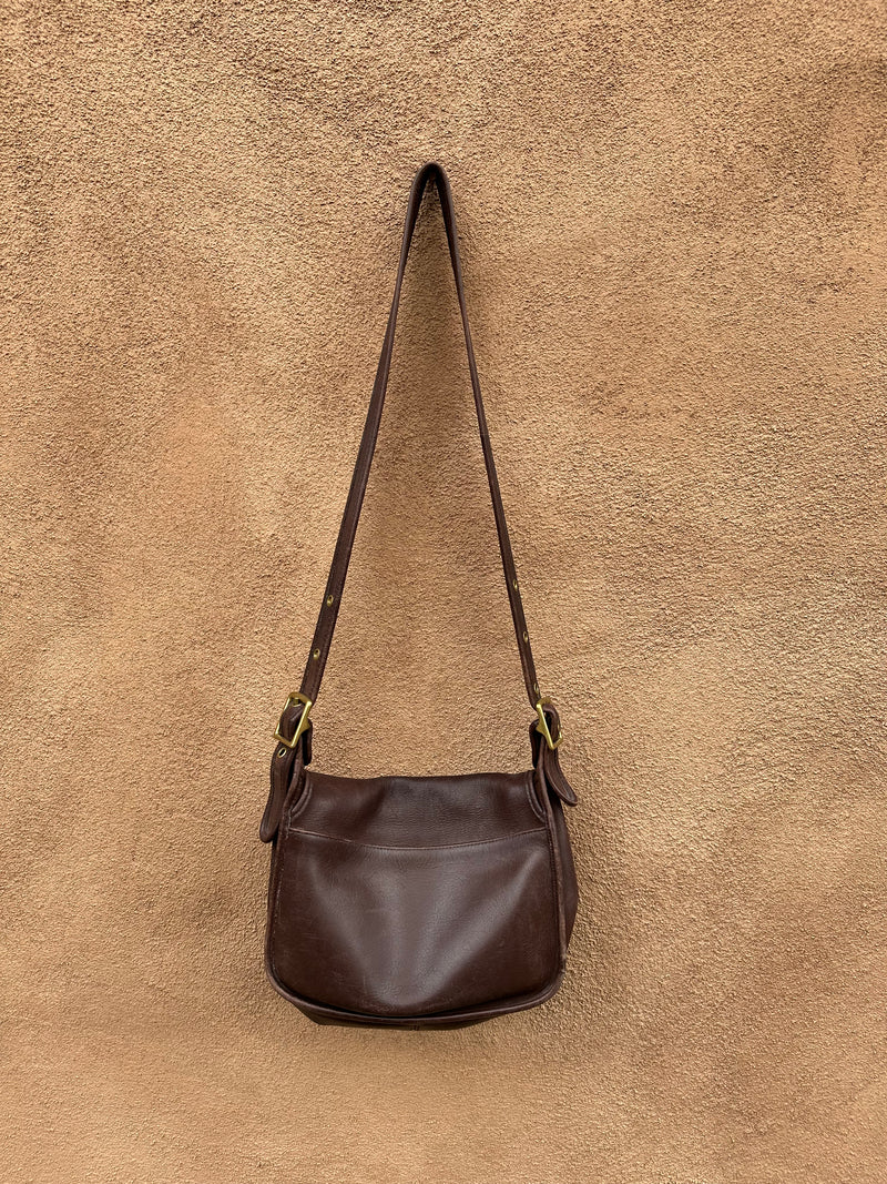 Brown Coach Medium Saddle Purse