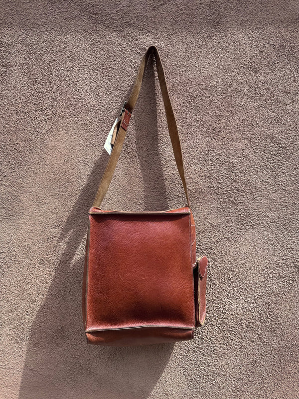 Brown Leather Cydwoq Sling Bag