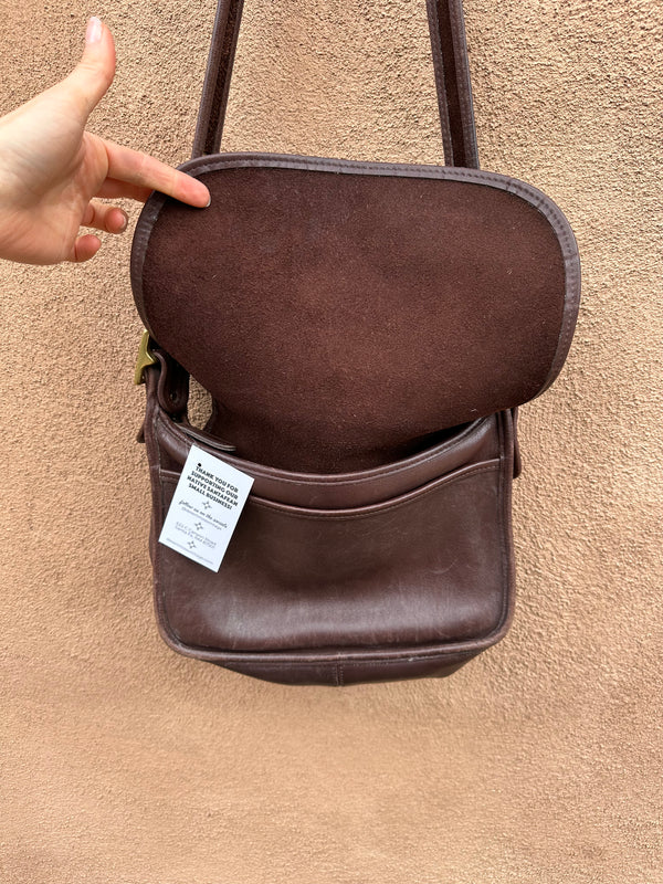 Brown Coach Medium Saddle Purse