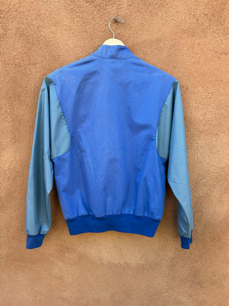 Blue Colorblock Lightweight Jacket - as is, handmade
