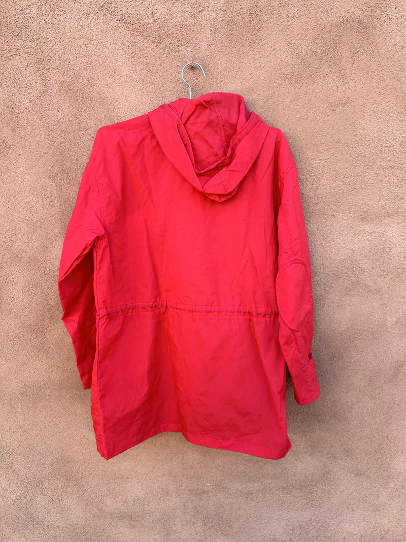 80's Red Drawstring Waist Forenza Jacket