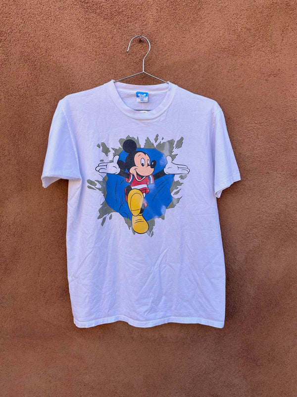 Mickey Mouse Bustin Out 1980's T-shirt