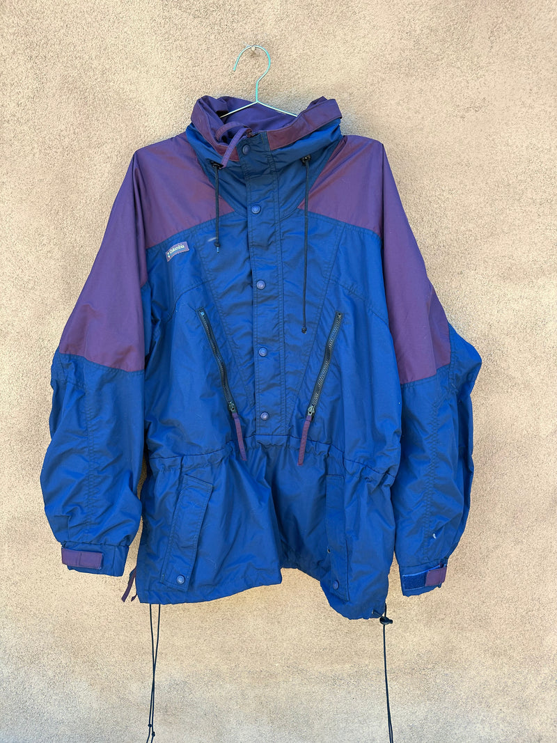 Navy & Maroon 80's Columbia Sportswear Anorak