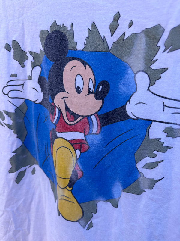 Mickey Mouse Bustin Out 1980's T-shirt