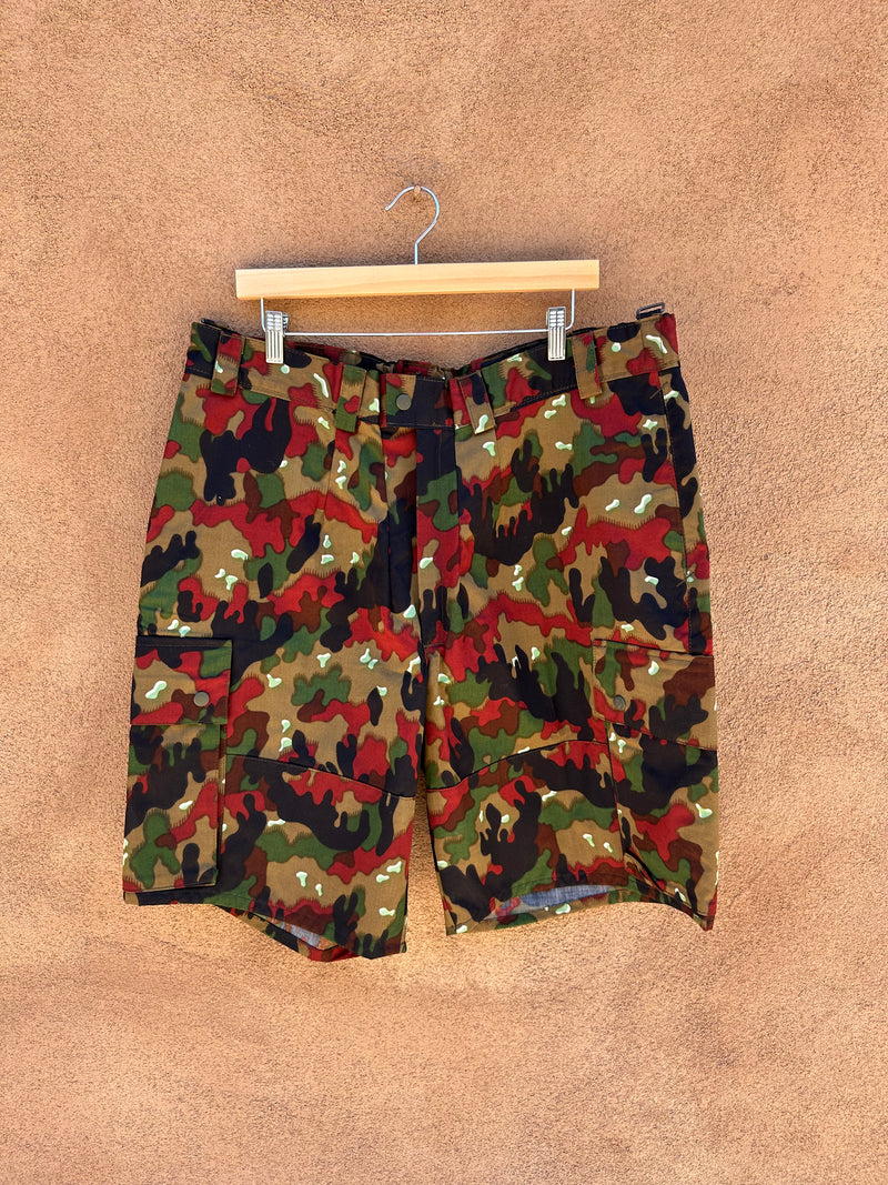 1986/87 Swiss Camo Cargo Shorts
