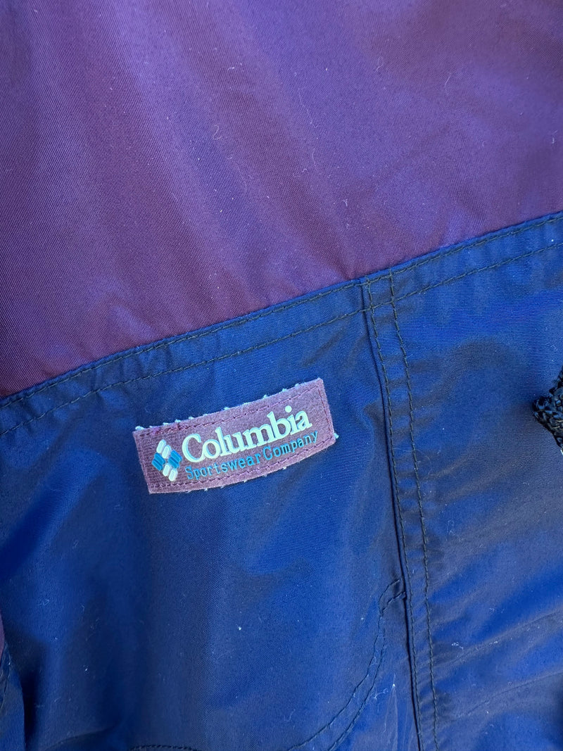 Navy & Maroon 80's Columbia Sportswear Anorak