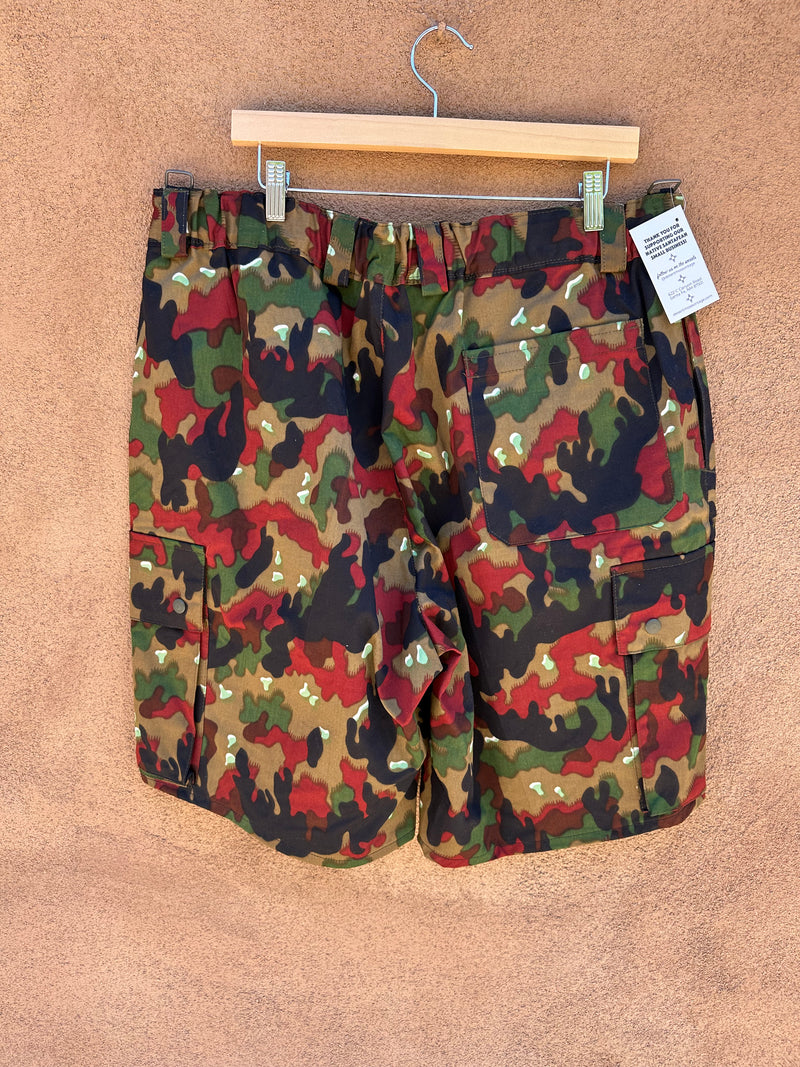 1986/87 Swiss Camo Cargo Shorts