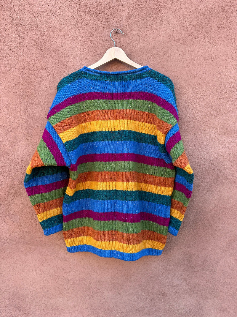 AVOCA Striped Sweater - 100% New Wool