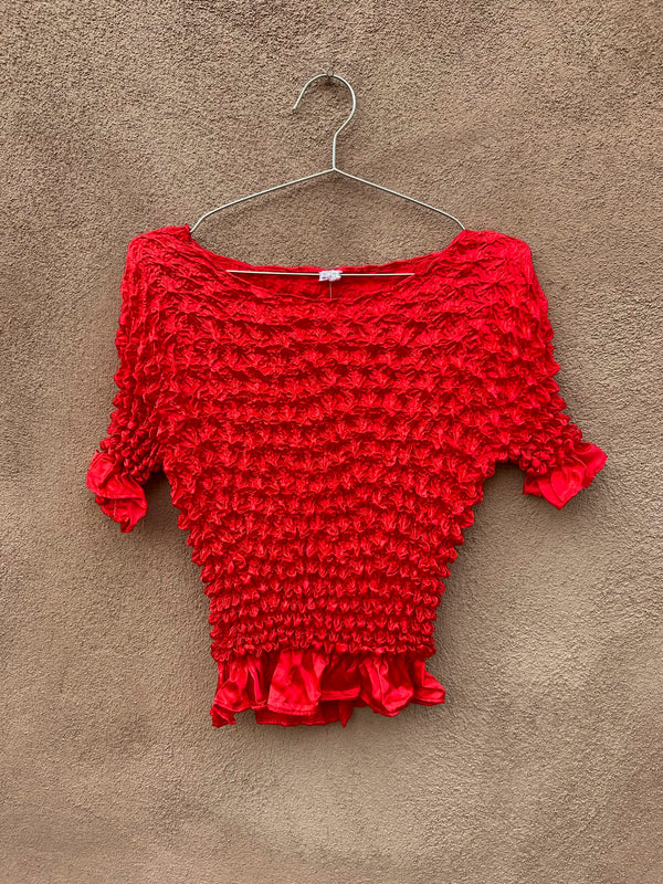 F.C Scrunchy Blouse - Popcorn Blouse