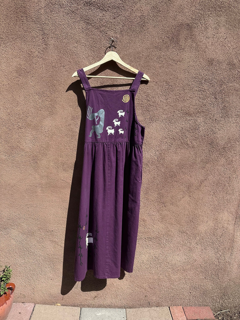 Purple Kokopelli Dress by Sunbelt