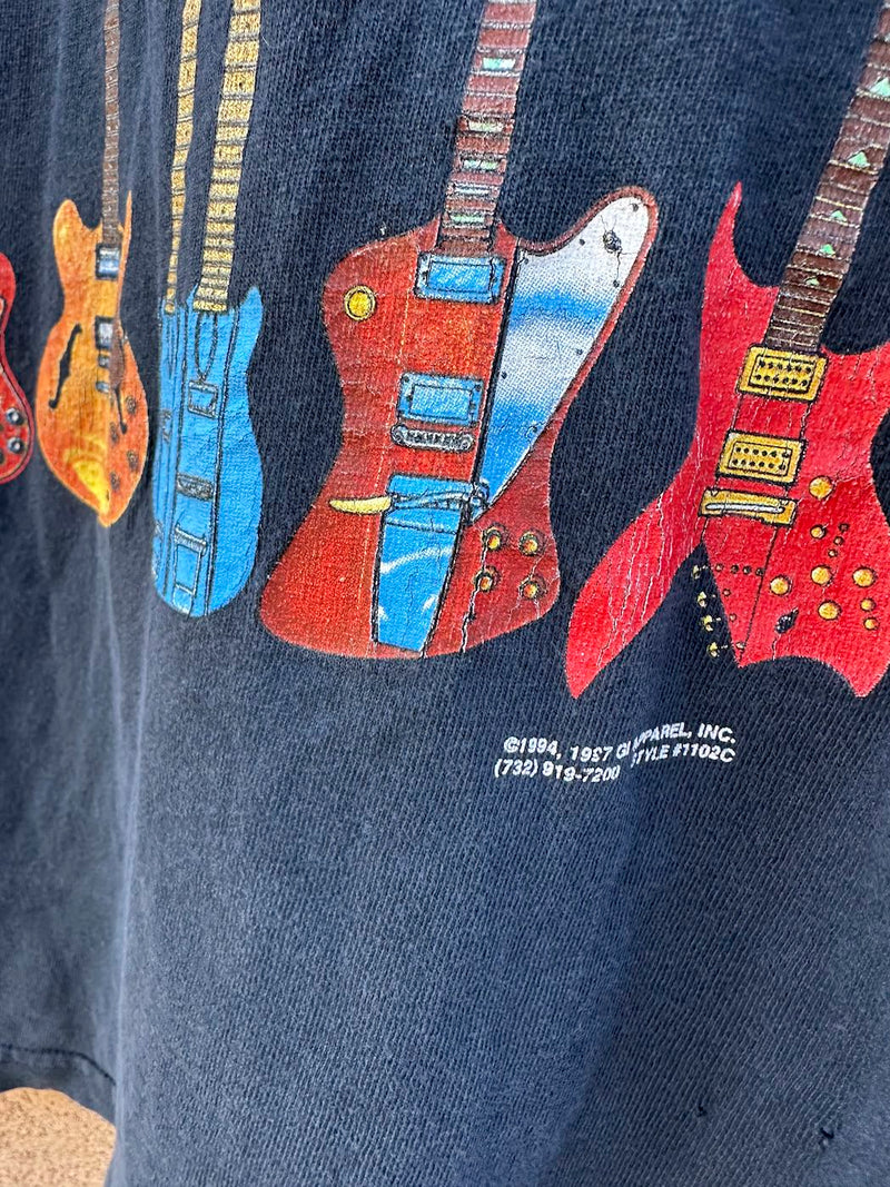 1994 Long Sleeve Life is Full of Important Choices Guitar T-shirt - as is