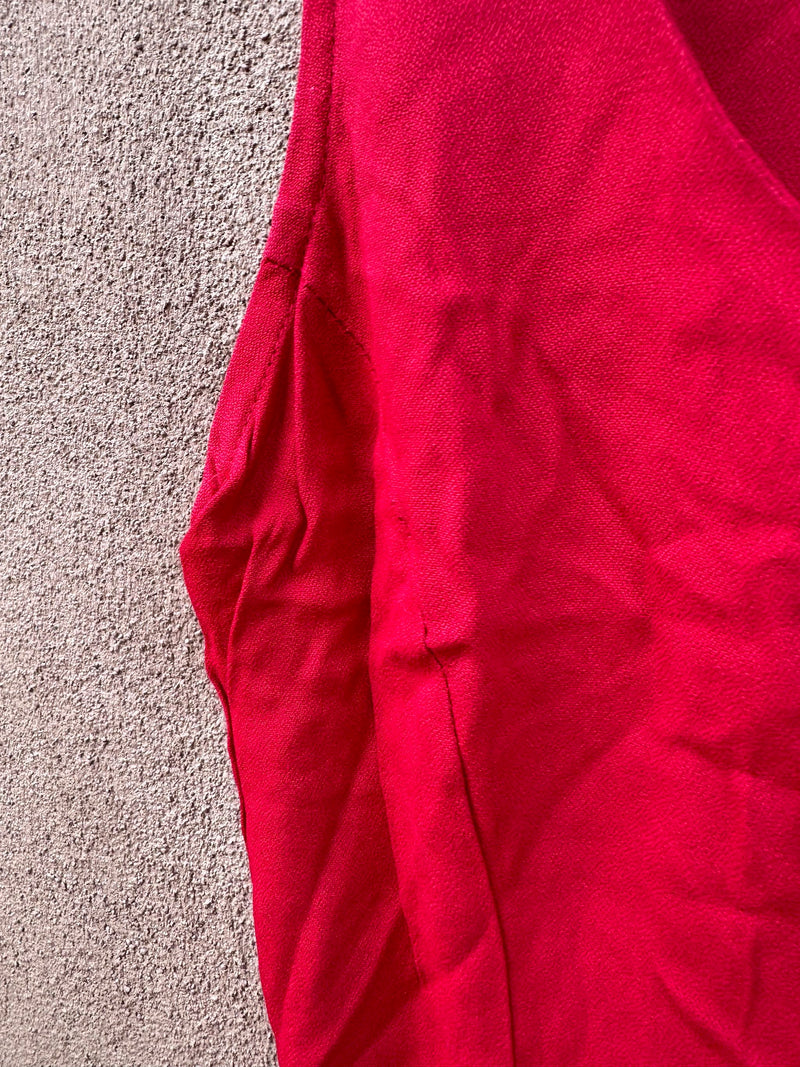 Red Dress by Subtle, sz 6, Deadstock Mervyns