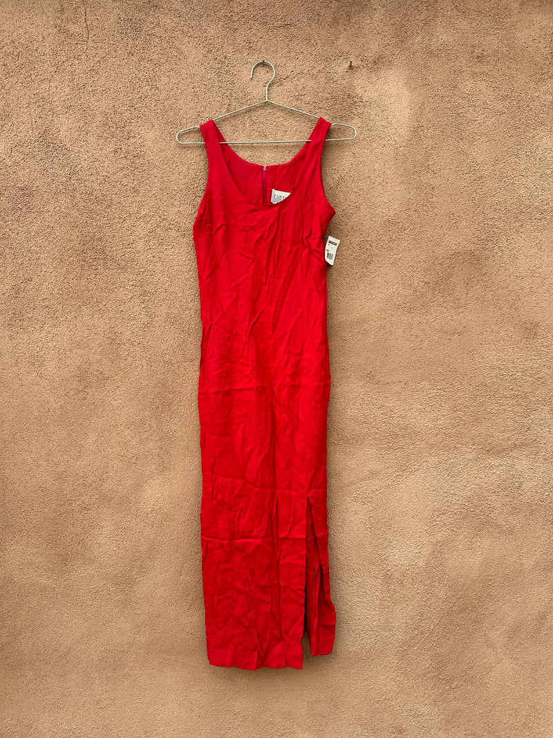 Red Dress by Subtle, sz 6, Deadstock Mervyns