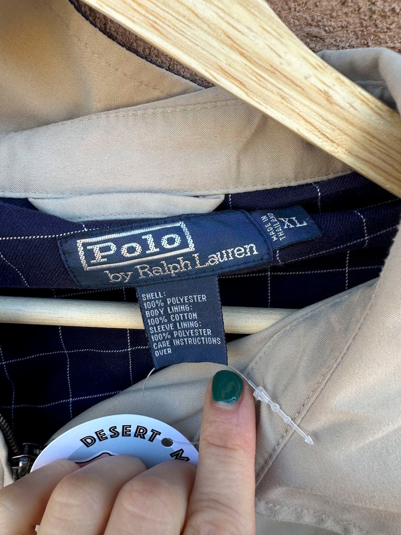 Ralph Lauren Polo Tan Golf Jacket