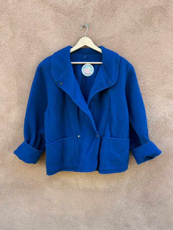 Blue Mondi Wool Cardigan - West Germany