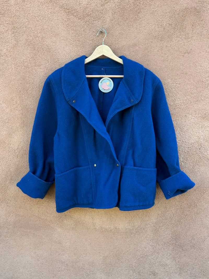 Blue Mondi Wool Cardigan - West Germany