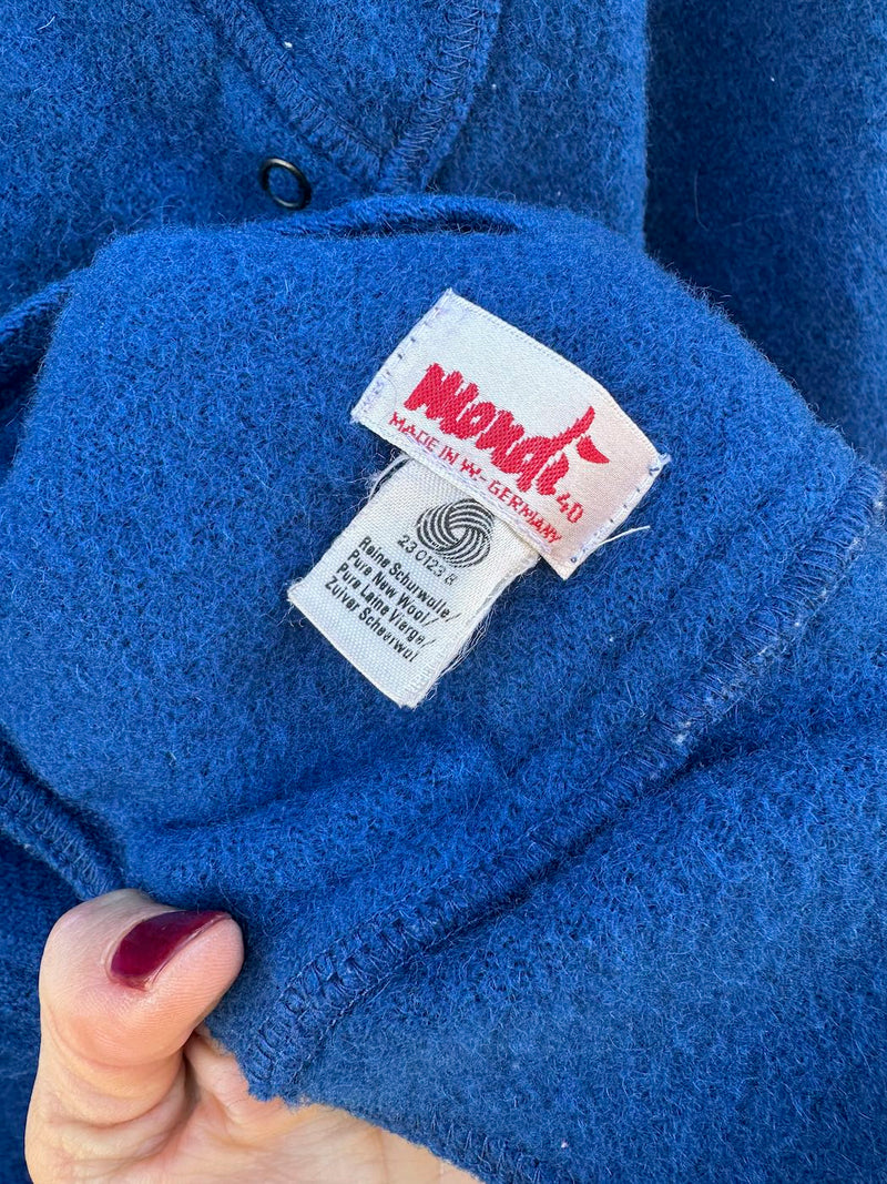 Blue Mondi Wool Cardigan - West Germany