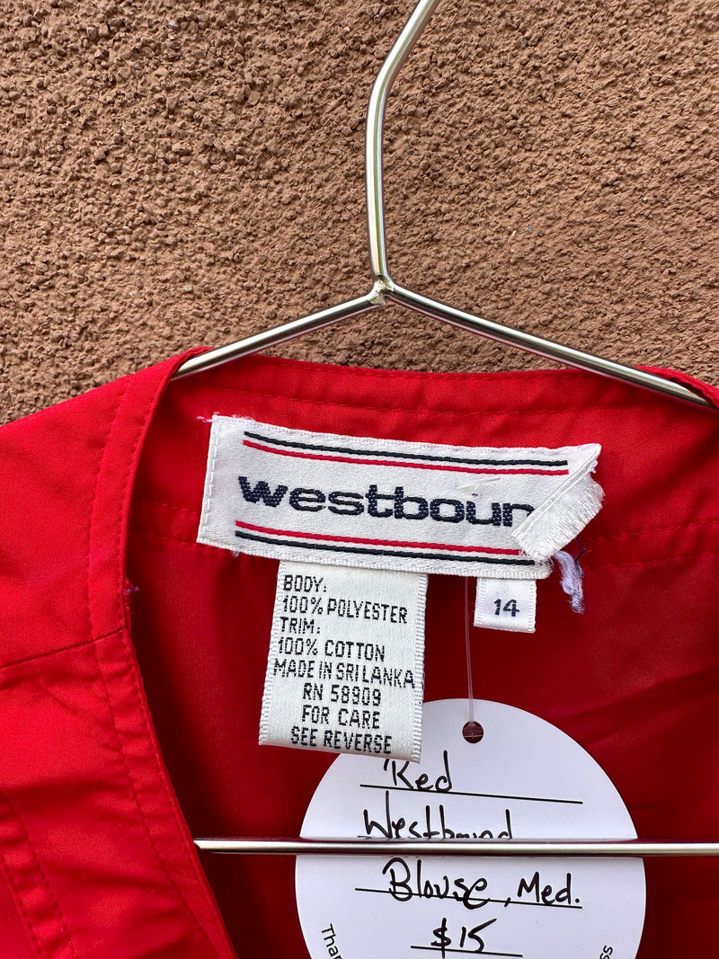 Red Westbound Blouse