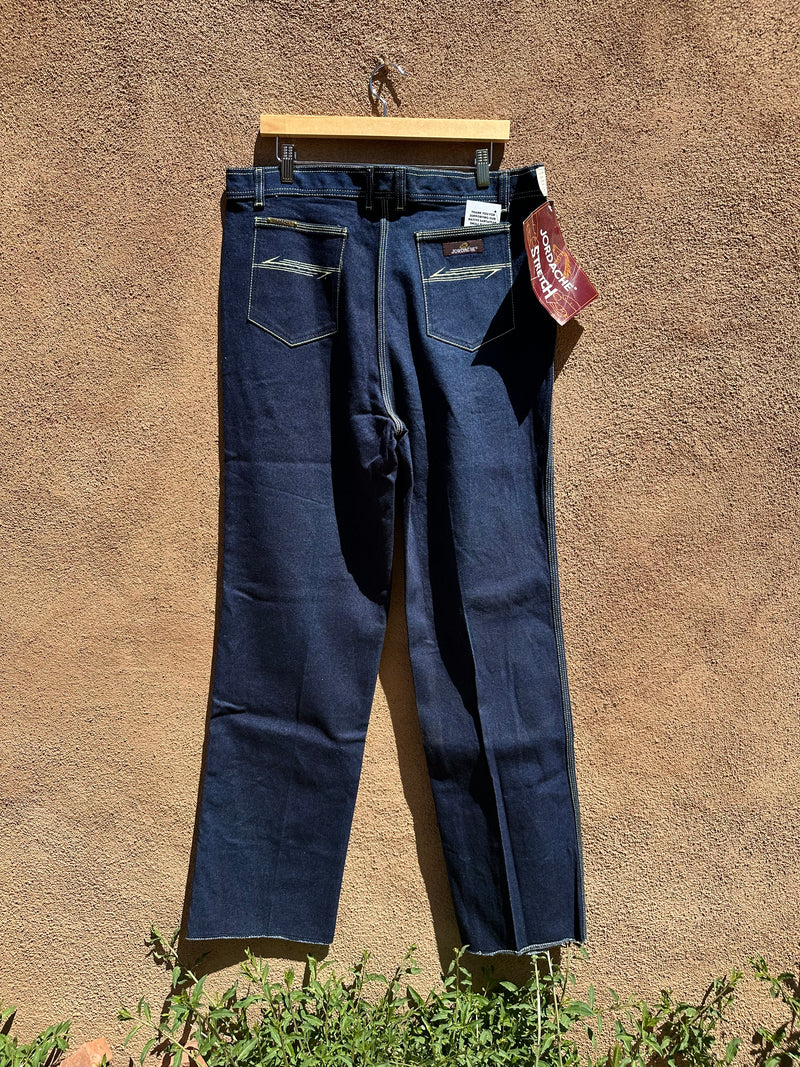 Jordache Dark Wash 1980's Deadstock Jeans 38 x 36 (with Stretch Tag)